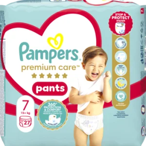 PAMPERS Premium Care pieluchomajtki rozm 7 27 szt