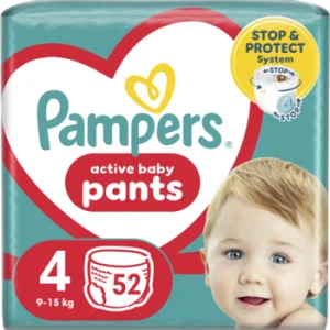 PAMPERS Pants pieluchomajtki rozm4 9 15 kg 52 szt